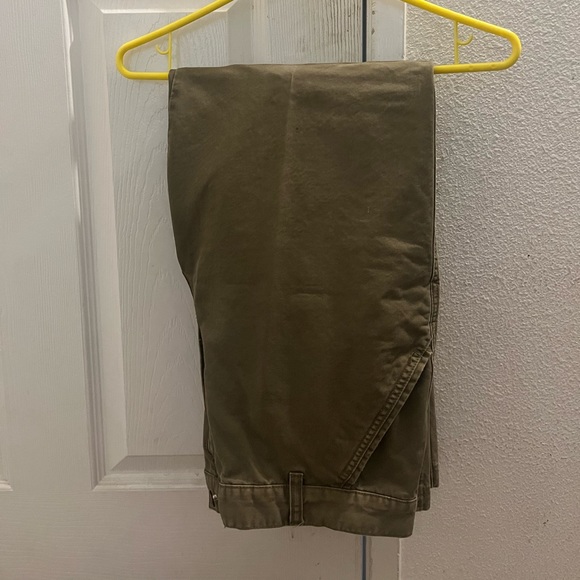 Van Heusen Dark Beige Khaki Pants 34x30 - Picture 2 of 4